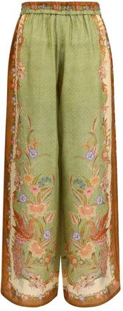 Zimmermann Womens Multicolor Silk Casual Pants