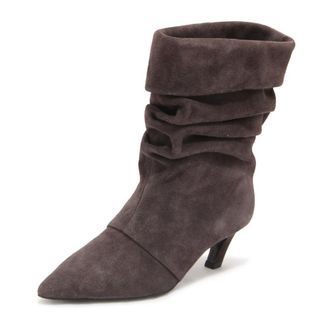 Ash Cowboy Boots, female, Gray, Size: 7 US Virgee Suede Velours Boot