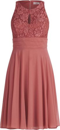 Vera Mont Dames, Jurken, Bruin, Maat: 2XS Chiffon