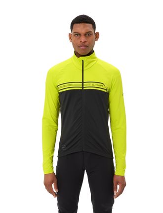 Vaude Radtrikot VAUDE MENS POSTA LS TRICOT II, Herren, Gr. XXL, gr&uuml;n (bright gr&uuml;n), Obermaterial: 89% Polyester, 11% Elasthan, hoch geschlossener Ausschnitt