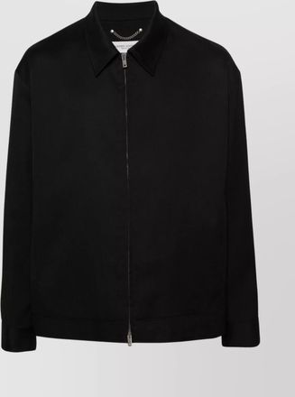 Golden Goose wool zipped jacket with straight hem