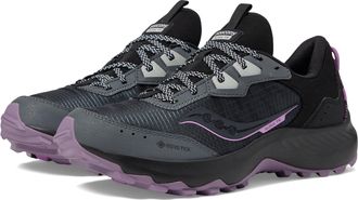Saucony Womens Aura Tr GTX Hiking Shoe, Shadow/Black, 3 UK