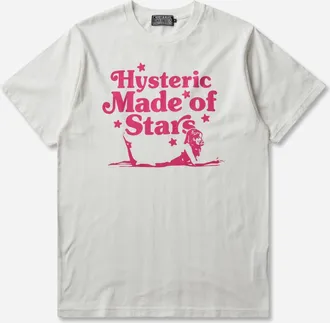 Hysteric Glamour Men s Made Of Stars T-Shirt White