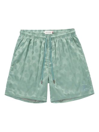 Honor The Gift Shorts met stippen en jacquard - Groen