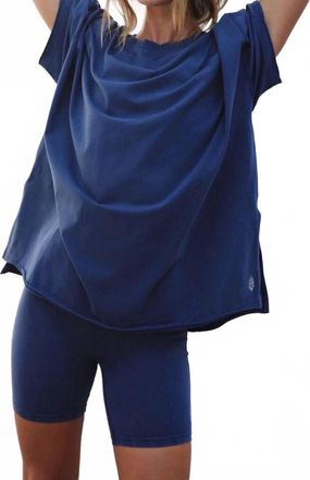 Free People Movement Hot Shot Reversible Set In Navy