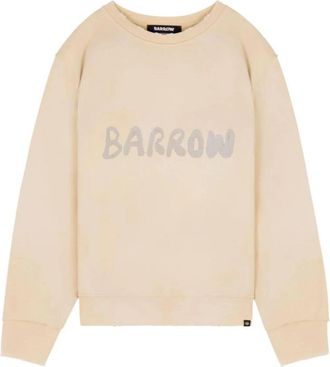 Barrow Sweatshirt - Heren - Sweatshirts - Beige - M - Katoen - Hoodies & sweatvesten