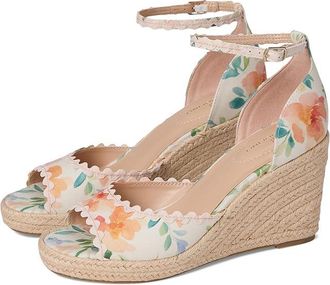 Bandolino Kendri Womens Dress Sandals Peach Floral : 5.5 M, Synthetic