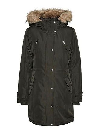 Veste Hiver Cyrillus Parka Longue Kaki Parkas Pour Femmes Vero