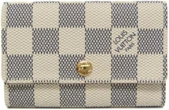 Louis Vuitton Pre-owned Wallets, unisex, Beige, Size: ONE SIZE Pre-owned 6 Key Holder N61745