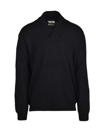 Wool & Co Wool & Co Shawl Collar Knit - Black