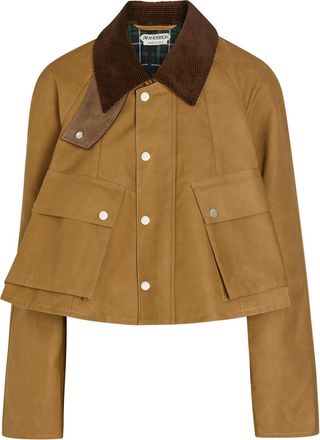 J.W.Anderson Barn Corduroy Collar Cotton Jacket - Brown - 12 (UK12 / M)