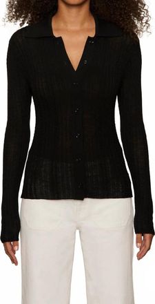 Sanctuary Dreamy Cable Shirt In Black