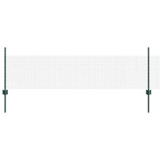 Berkfield Home Chicken Wire Fence Set Set of 2 Green PVC, Metal 25 x 0.5 m