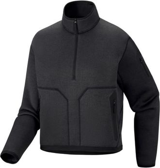Arc'teryx Covert 1/2 Zip Fleecepullover f&uuml;r Damen | schwarz