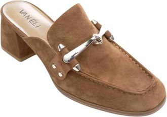Vaneli Womens Valen Mule In Cuoio Suede