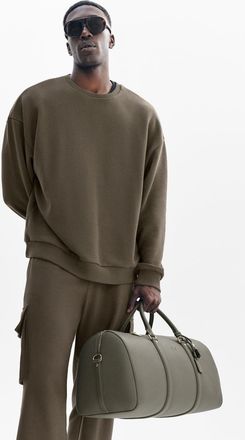 Alo | Chill Crewneck Pullover Top in Olive Tree Green, Size: Medium