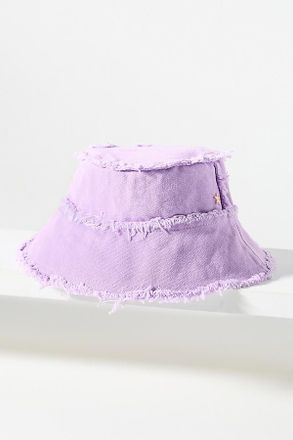 Jocelyn Cotton Frayed Bucket Hat