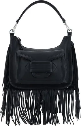 Pierre Hardy Black Calf Leather Bos Taurus Shoulder Womens Bag