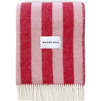 Maison Deux Candy Wrap Blanket in Medium Pink at Nordstrom