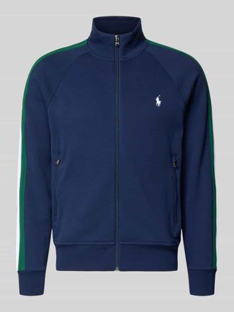 Polo Ralph Lauren Regular Fit Sweatjacke aus Baumwoll-Mix in Marine, Gr&ouml;&szlig;e XXL