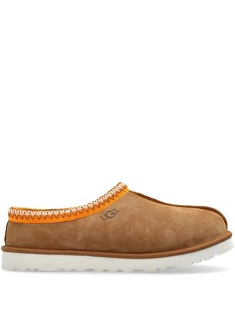 UGG Tasman slippers - unisex - Sheep Skin/Shearling/Suede/Polyethylene vinyl acetate (PEVA)/Wool - 12 - Brown