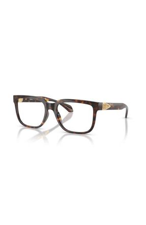 Versace 55mm Square optical glasses in Tortoise at Nordstrom
