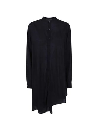 Yohji Yamamoto Stand Collar Blouse