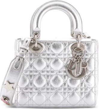 Dior My Lady Dior Bag Cannage Quilted Leather satchel - Zilver
