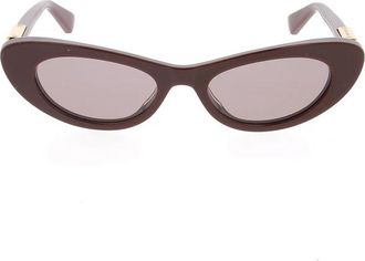 Bottega Veneta Zonnebrillen - unisex - Zonnebrillen - Rood - ONE Size - Accessoires