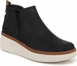 Blowfish Womens Charming Wedge Westside Twill Boot In Black