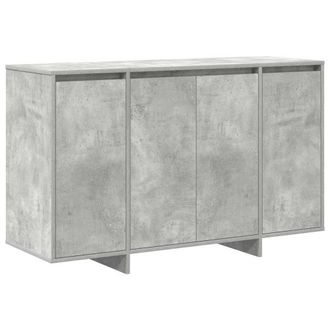 Berkfield Home Concrete Grey Sideboard Concrete grey Engineered wood