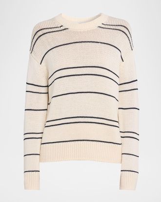 Vince Stripe Crewneck Sweater