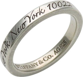 Tiffany & Co. Silver Silver 925 Band Ring (Pre-Owned)