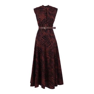 Max Mara Maxi Dresses, female, Brown, Size: XS West Dress