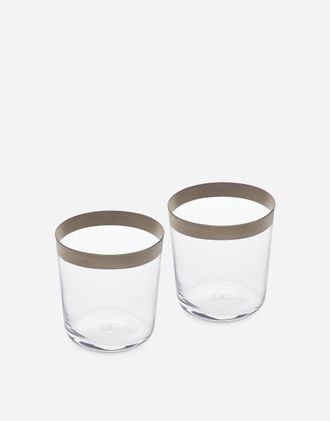 Dolce & Gabbana Set 2 Bicch Acqua - Water Glasses Multicolor Onesize