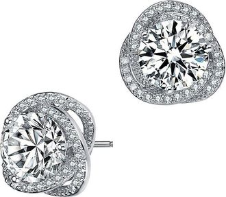 Genevive Silver Earrings