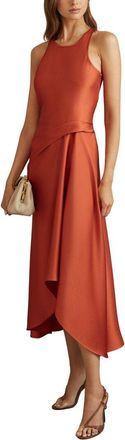 Reiss Micah Drape Occasion Dress