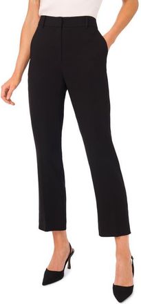 Ted Baker Lee Slim Crop Pants in Rich Black at Nordstrom, Size 12