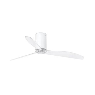 Faro Barcelona Ventilador sin luz pc transparente 128x128x29 cm
