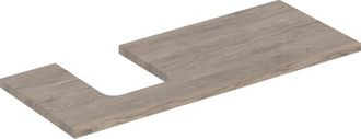 Keramag Keramag - Placa De Lavabo Geberit One, Recortable A La Izquierda, Para