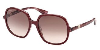 Max Mara MM0036 69T Womens Sunglasses Burgundy Size 58