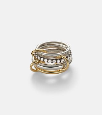 Spinelli Kilcollin Anillo Janssen SG de oro de 18 ct y plata de ley con diamantes