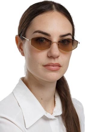 Ana Hickmann Womens Sunglasses Gold Metal Eyewear