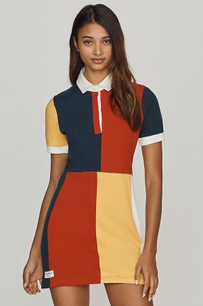 Rowing Blazers Colorblock Rugby Mini Dress