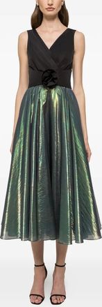 Nissa Abito midi con scollo a V - Verde