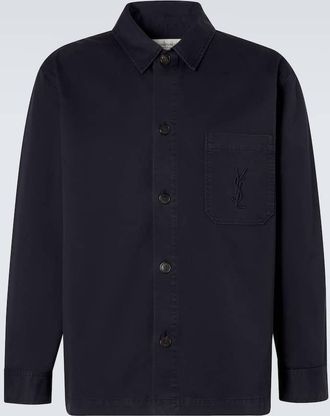 Saint Laurent Cassandre cotton shirt