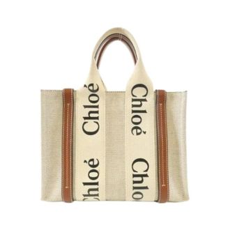 Chlo&eacute; Bolso Tote Peque&ntilde;o Woody Pre-owned - Pre-owned - Mujer - Beige - ONE SIZE