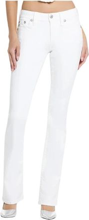 Miss Me Mid Rise Bootcut Jeans - Dames - Bootcut Jeans - Wit - W28 - Katoen - Jeans