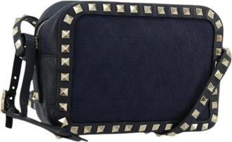Valentino Pre-owned Cross Body Bags, female, Blue, Size: ONE SIZE Pre-owned Vintage Shoulder Bag