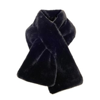 Cesare Gaspari Bufanda de piel sint&eacute;tica - Accessories - Mujer - Negro - ONE SIZE